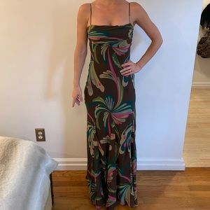 Long Chiffon BCBG Dress